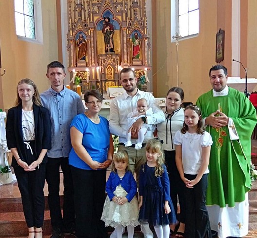 Kršteno peto dijete obitelji Ban u Župi sv. Roka